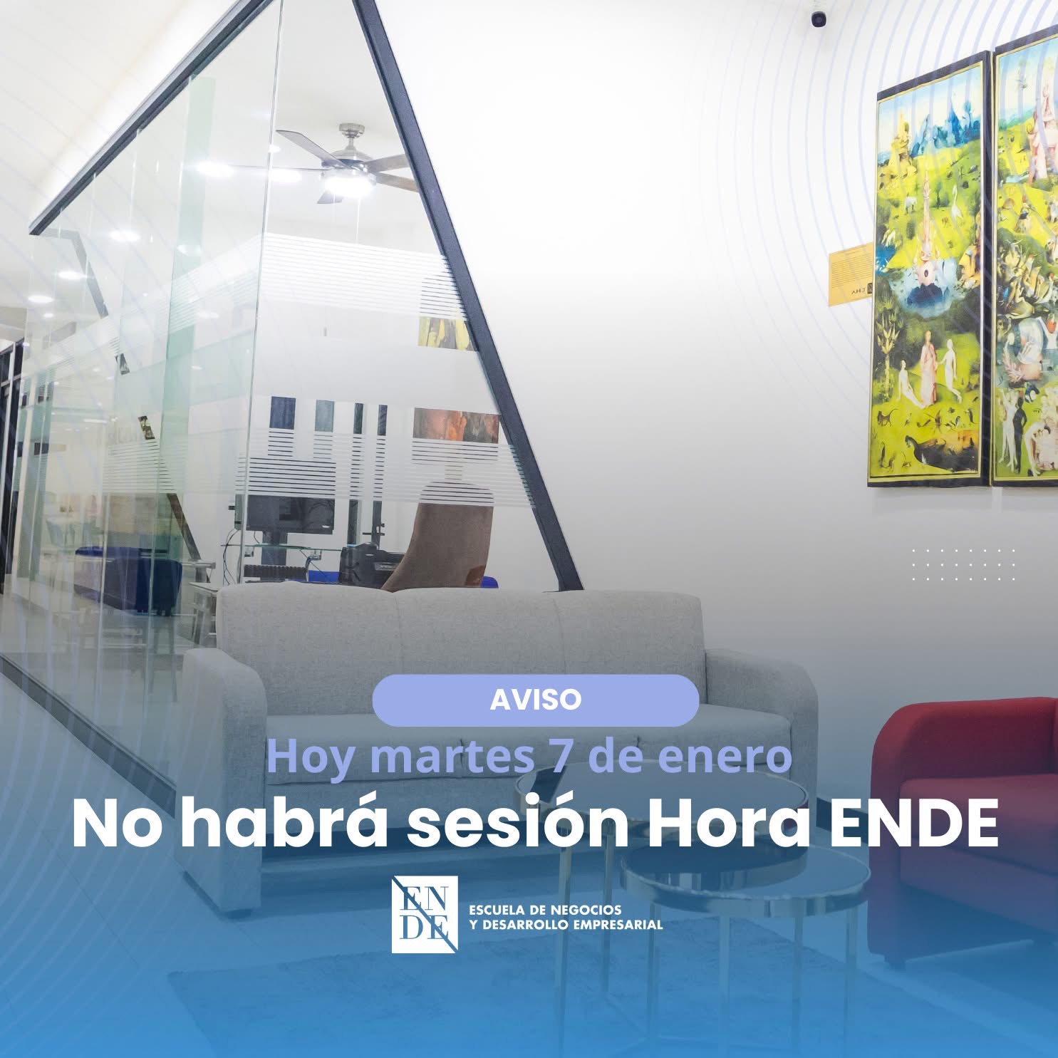 No hay sesión de negocios